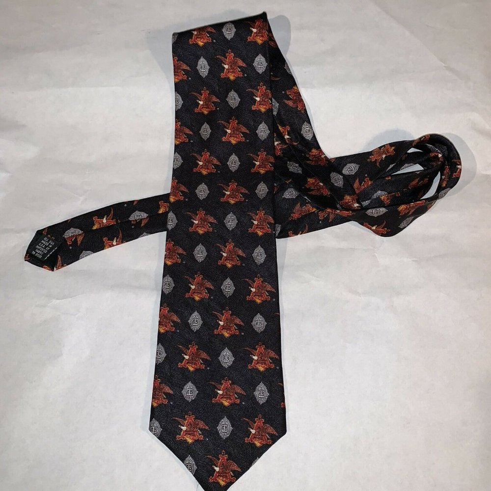 Vintage 1997 Anheuser Busch Silk Neck Tie
